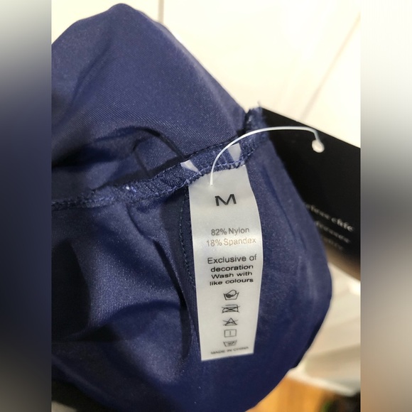 Zilcremo One Piece Swim Dress Tummy Control Swimsuits Cutout Halter Skirted - Picture 11 of 12